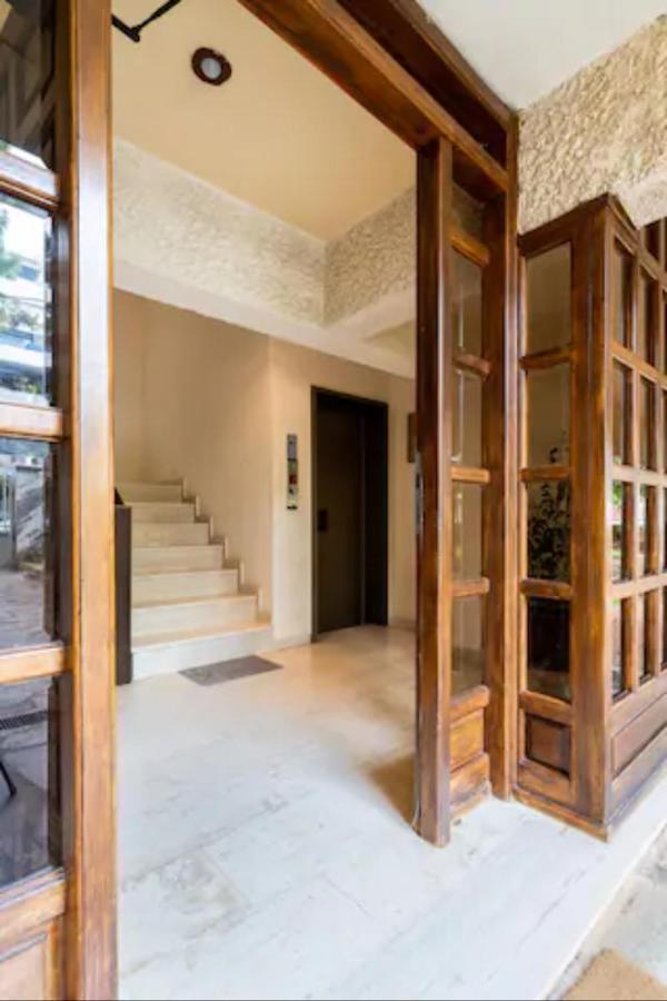 Βright Walled Designed Apt In Glyfada Center Aten Exteriör bild